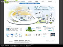 韩国现代商务科技推广网站模版与专业服务指南